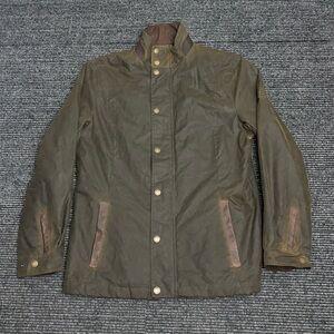 Dubarry Of Ireland Jacket Men Medium Olive Carrickfergus Wax Coat Primaloft